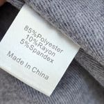 Tuckernuck NWT  Slate Blue Leather Trim Funnel Piper Poncho One Size Photo 10