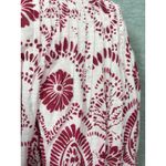 Maeve Anthropologie Dress S Red Floral Babydoll Mini Flutter Sleeve Lace Cottage Pink Size undefined Photo 9