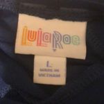 LuLaRoe Sheer Mesh Kimono Swim Cover Up Navy Blue L Beach Travel Summer Cruise Photo 3