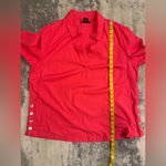 Tahari Women's Pink  Button-Sleeve Top Photo 5