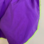 Nike  Dri-Fit Purple & Yellow Athletic Shorts Photo 8