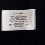 Gallery  Rain Coat Jacket Womens XL Black Hooded Full Zip Photo 10