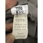 Vintage Kiss Me Women's Trousers Medium Sage Green Pleated Wide Leg Photo 5