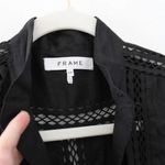 Frame Cali Ramie Lace Inset Tank Blouse in Noir Photo 10