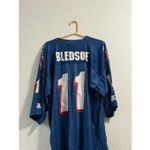 Starter NFL Drew Bledsoe #11 New England Patriots Blue Jersey Men's  XL Size 52 Photo 1