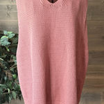 ZARA  cable knit V-neck Dewey Rose vest Photo 0