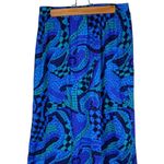 Jantzen Vintage Women’s Size Medium Faux Wrap Skirt Blue Purple Green Black Photo 5