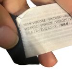 Mango  BLACK ASYMMETRIC BOW MAXI DRESS WITH SLIT XS NEW $129.99 #758 Photo 9