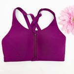 Lululemon  Energy Zip-Front Bra High-Support Sports Bra Strappy Chilled Grape Photo 2