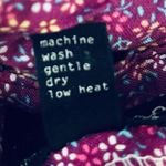 Urban Renewal Floral Front Zipper Crop Top Purple Size Medium Photo 6