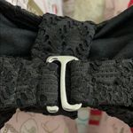 Catalina  Black Crochet Halter Swim Bikini Top size Medium Photo 9