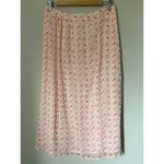 Avec Les Filles Constellation Pleated Sheer Fully Lined Skirt Women's sz. 6 Photo 2