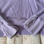 Aerie Off Line Long Sleeve V neck Shirt Size S Purple Photo 5