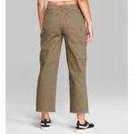 Wild Fable Tan Cargo Pants-100% Cotton-size 4 cropped carpenter pants Photo 2