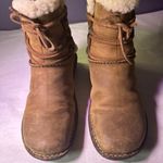 UGG  Brown Shearling Lined Winter Boots Photo 3
