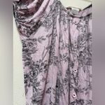 Vintage Agenda Y2K Pink Floral Tie Front Blouse Size Large Photo 4