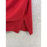 Loft  Ann Taylor Women's Pullover Sweater Solid Red V Neck Size XS Long Sleeve Photo 3