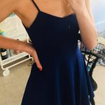 ZARA Cobalt Blue Skater Dress Photo 0