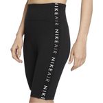 Nike Air Logo Bike Shorts Black White XS Photo 0