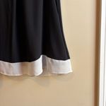 BCX  Black and White Contrast Hem Blouse Photo 1