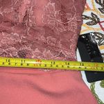 FADED ROSE size XL pink lace bodysuit front opening concert wear boudoir shoot Photo 8