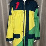Ralph Lauren Women's Yacht Club 1992 Multicolor Hooded Jacket Blue Photo 11