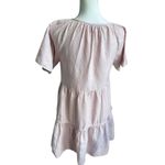 Madewell Linen Blend Lorelei Mini Dress Pale Pink Size S Photo 8