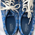 Coach  Denim Classic Signature Sneakers Size 6.5B Photo 5