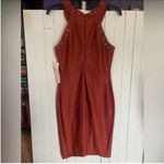 Signature Collection Signature Bodycon Dress Terracotta Size 8 Photo 6