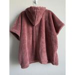 CAbi  Women’s Small Jacket Embrace Topper Dusty Pink Rose Fleece Hooded‎ Zip Photo 4