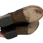 Joie  Gypsy Ankle Boot Size 36 US 6 Black Suede Leather Bootie Low Heel Photo 7