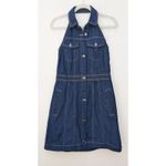 Women's Collared Denim Mini Dress Photo 1