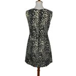 Phoebe Couture  6 Gray Black Animal Print Dress Sleeveless Bodycon Photo 3