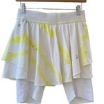 Lululemon Court Rival Skirt Electric Lemon White Size 6 Photo 3