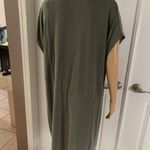 Majestic Filatures Cupro Stretch Short-Sleeve Relaxed V-Neck T-Shirt Dress Photo 9