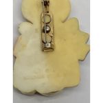 Hallmark Vintage ‎ Bernadette Easter Bunny Pin Brooch 1975 Basket Plastic Dress Photo 2