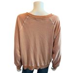 Wildfox I Love Camping Burnout Baggy Beach Jumper Orange Graphic Sweatshirt M Photo 2