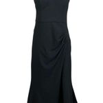 XScape Women's Formal Dress Size 10 Black Sleeveless Thigh Slit Evening Gown Photo 0