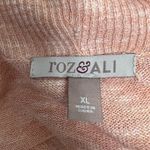 Roz & Ali  Peach Drape Front Cardigan Size XL Photo 5