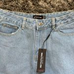 Pretty Little Thing  Light Blue Wash Basic Loose Fit Dad Jean, Size 6​​​​​​​​ Photo 3