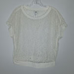 CAbi  white lace blouse size XS Photo 0