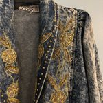 Vintage denim jacket with studded and gem detail size M 100% cotton Size M Photo 2
