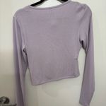 Lululemon  Wrap-Front Ribbed Long-Sleeve Top Photo 2