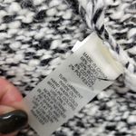 Vince Camuto Two by Chunky Knit Long Cardigan Sweater Black White Wool Blend L Photo 10