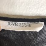 Love Culture  ladies black sheer lace onesie top size small rave festival Photo 5