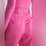 EXPRESS NWT Super High Waisted Satin Cargo Ankle Pant Size 2L Photo 6