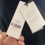 Carlisle NWT  COLLECTION Cashmere Navy Knit Shell Tank Top Sleeveless Womens Sz L Photo 2