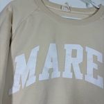 Flaw Marea by Liz Joy Crewneck Sweatshirt Size XS White Photo 4