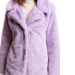 NVLT Lavender Faux Fur Bunny Jacket/Coat Purple Photo 3