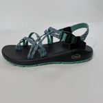 Chacos Chaco Women's Z/Cloud X‎ Sandals Aqua Green Black Size 10 Adjustable Straps Photo 4